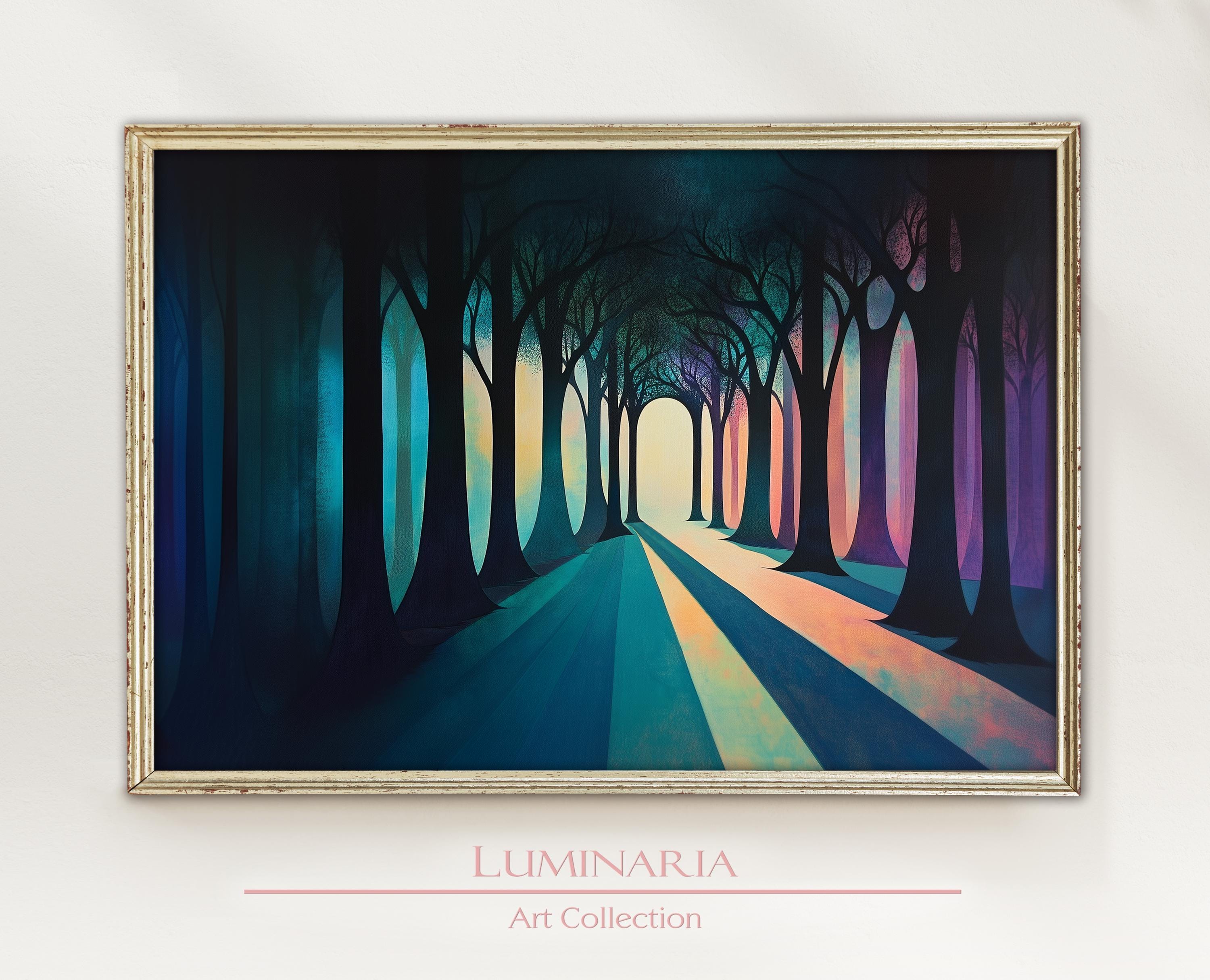 Eyvind Earle Sleeping Beauty Forest - Etsy