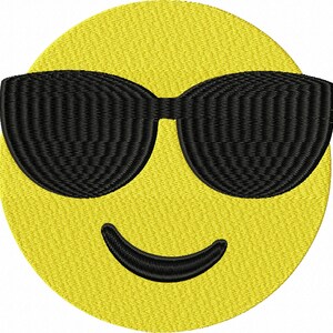 Cool Emoji Smile Face Mask Embroidery Design Files 3 Sizes Pattern Digital Download pes dst jef vp3 vip hus for Kids Nurse Doctor Surgical