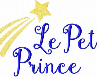 Le Petit Prince Embroidery Design File Machine Embroidery Pattern Little Prince Nursery Decor Digital Instant Download dst pes jef & More