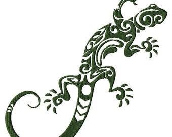Iguana Embroidery Design File .vip .vp3 .hus .pes .pec .jef .sew .xxx .csd .dst .exp .emd .10o and More Machine Embroidery