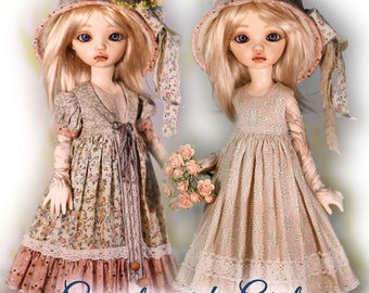 PDF Doll Clothes Pattern Fits Ball Jointed Doll Imda 3.0 Doll Soom YOSD 1/6 BJD Dress by Luminaria Designs Sewing Pattern