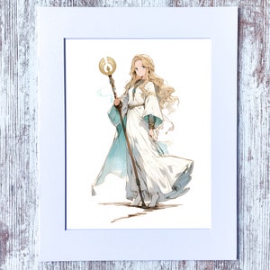 Printable Wall Art Ophilia Octopath Traveler Anime Fan Art Print Home Decor Poster Geek Nerd ...