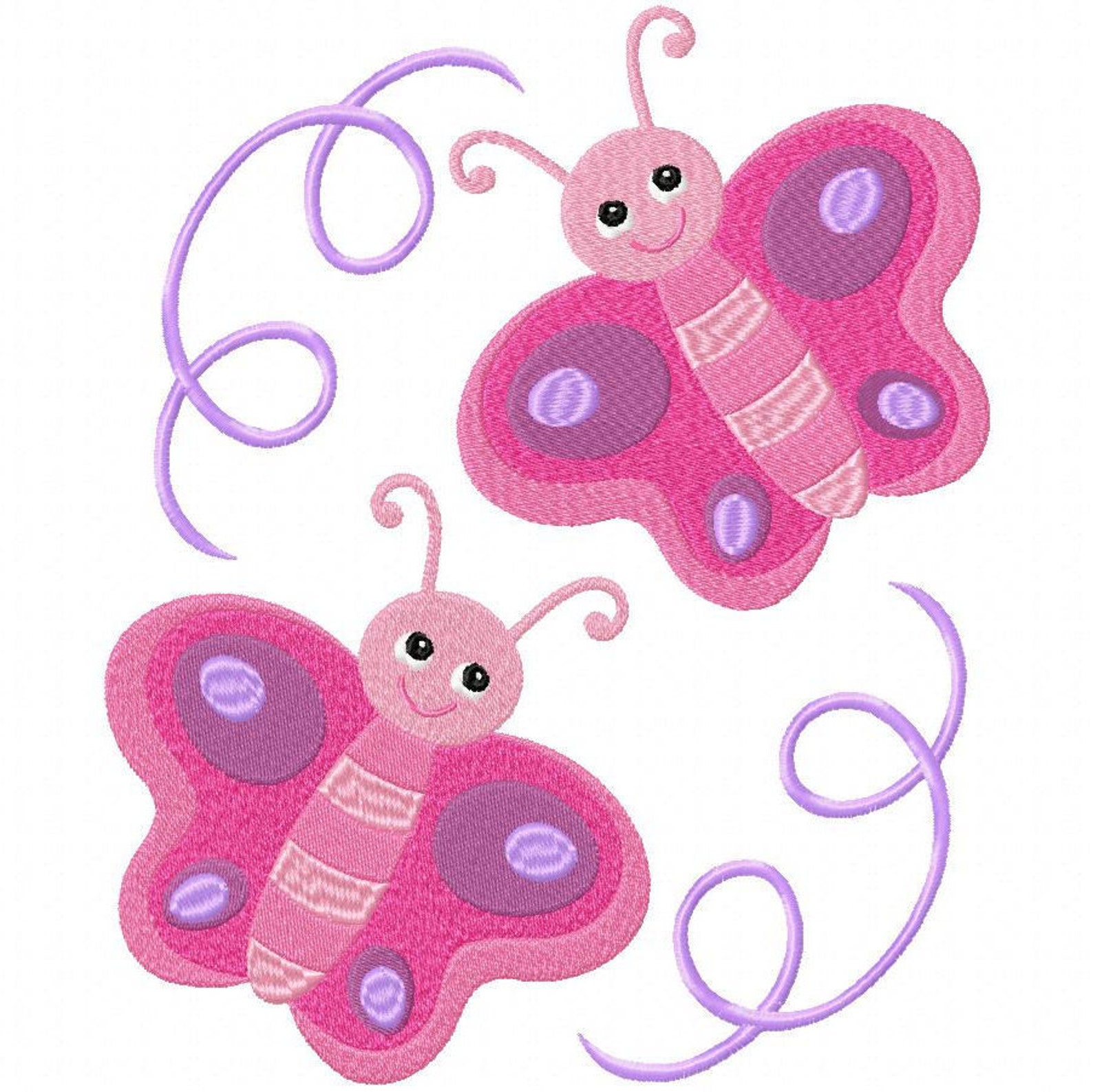 Cute butterflies baby embroidery design file vip vp3 hus  etsy Cute butterflies baby embroidery design file vip vp3 hus  etsy