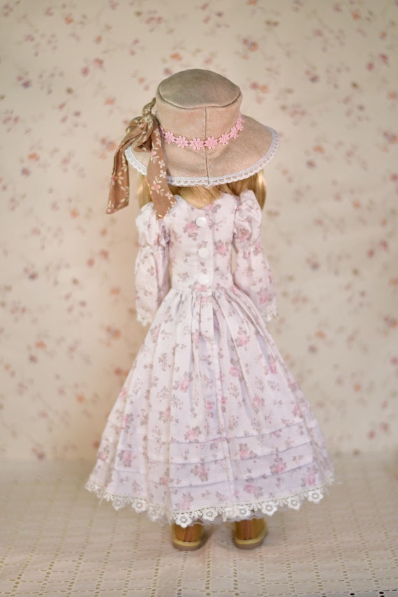 Doll Clothes Pattern Dress & Hat for 18" MSD BJD Kaye Wiggs Liz Frost Meadow 