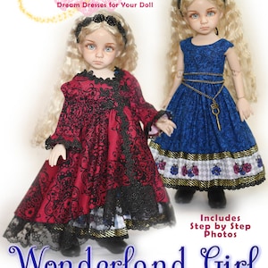 Wzór na ubranka dla lalki Little Darling dla 13" Dianna Effner My Meadow Avery Iplehouse KID Paola Reina Dress Instant Download by Luminaria