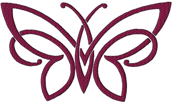 Butterfly and Flower Embroidery Design File .vip .vp3 .hus .pes .pec .jef .sew .xxx .csd .dst .exp .emd .10o .pcs .pcm Fits 4x4 hoop