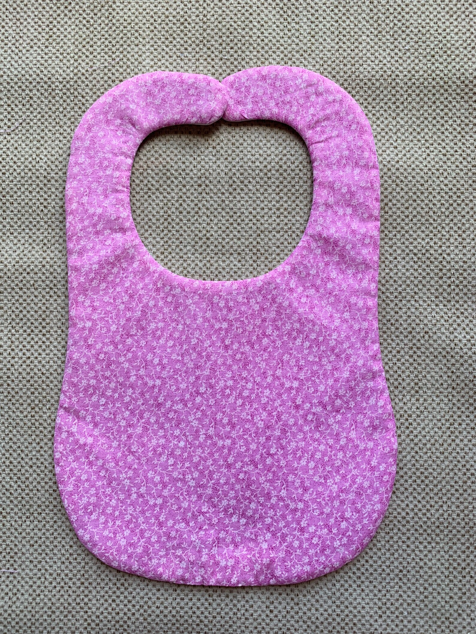 In the Hoop Baby Bib Stipple Embroidery Design File Pattern Etsy