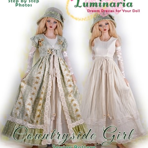 Iplehouse FID BJD-poppenkledingpatroon past 18" fashion MSD-poppen met kogelgewricht van Luminaria Designs