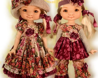 PDF Doll Clothes Dress Pattern Fits 11&quot; My Meadow Dumpling Dolls Patti Giggi Mini Saffi Mini Bailey Tella YoSD BJD by Luminaria Designs