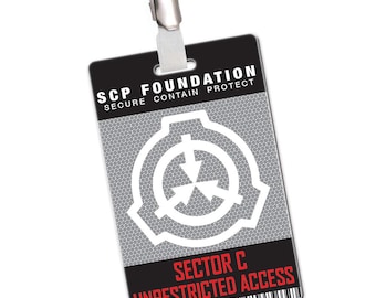 SCP Cosplay ID Card