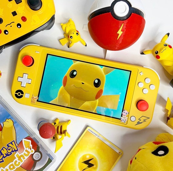 Pre Order Nintendo Switch Lite Special Pikachu Edition Custom Pokemon Themed Console Pre Order