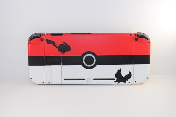 Pre Order Limited Nintendo Switch Pokemon Lets Go Pikachu And Eevee Themed Full Custom Joycons And Console Bundle