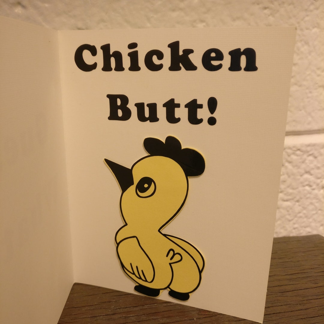 Guess What?! Chicken Butt! Card - Etsy