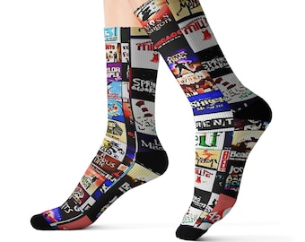 Personalized Broadway Musical Socks: Theater Lover Gift
