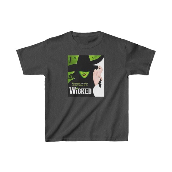 【新品未開封】Wicked ミュージカル Tシャツ Lサイズ【劇団四季】 ウィキッド・ミュージカル・キッズTシャツ：ブロードウェイファン