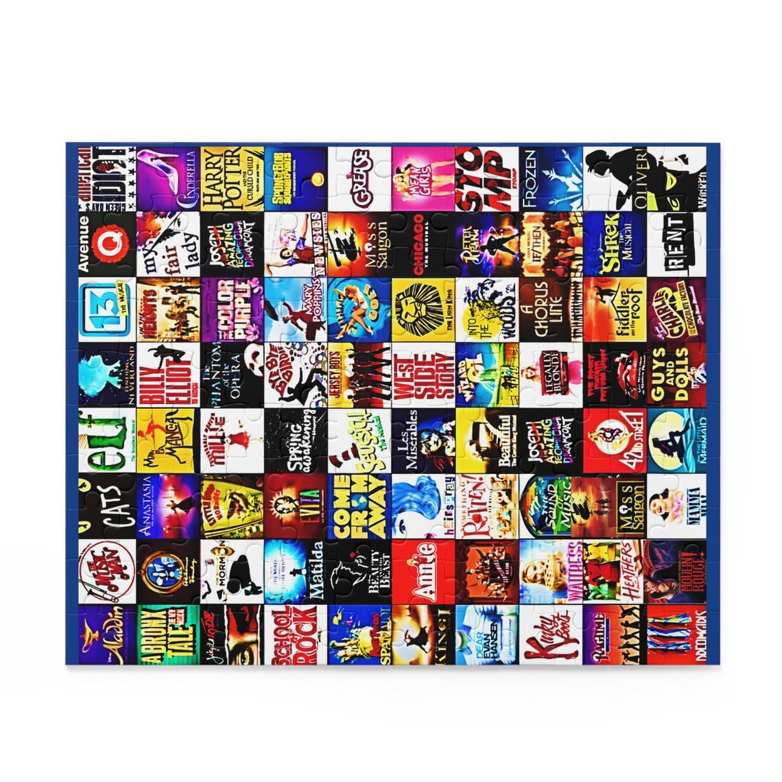 Custom Broadway Collage Musical Theater Puzzle - Jigsaw Game ...