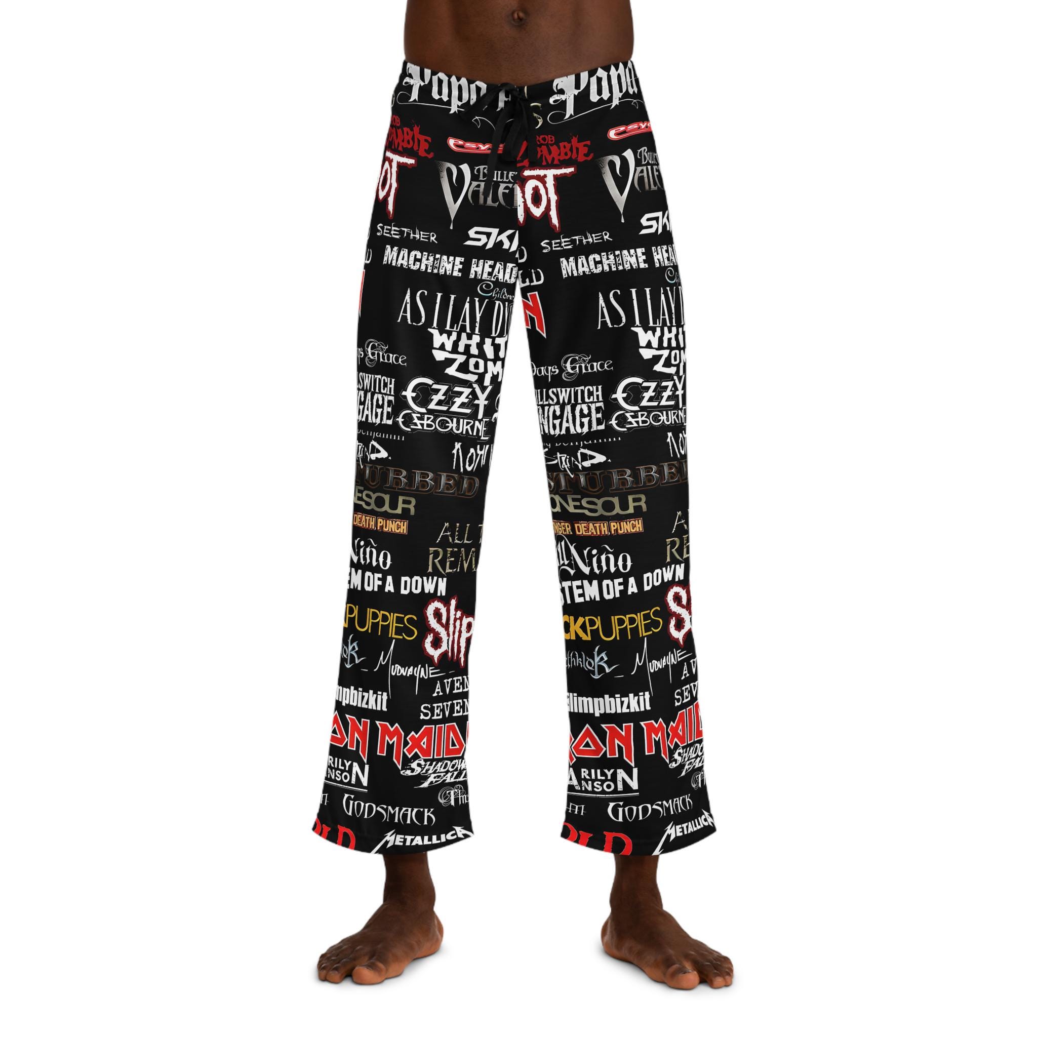 入荷now 口コミ Men's Metal Heavy Pajama Heavy Men. for Gift Unique Pants. Clothing