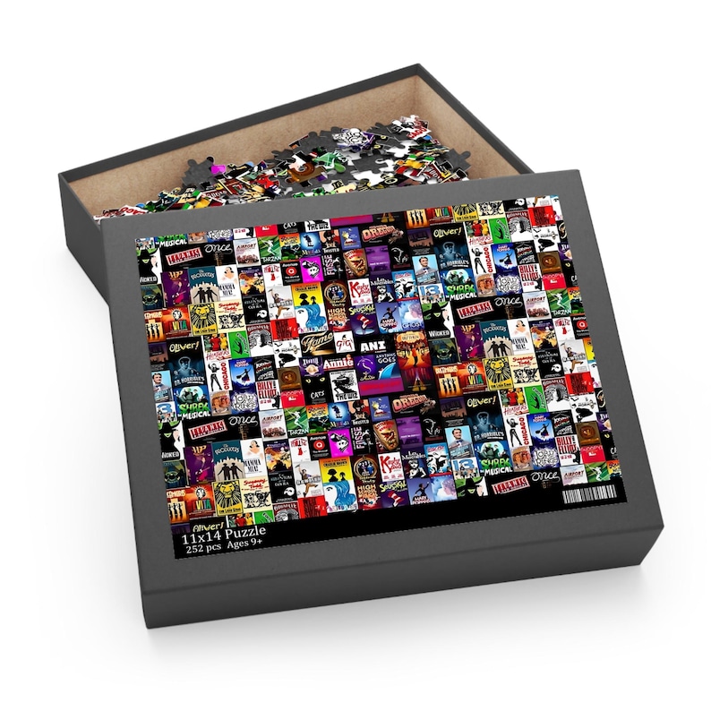 Jigsaw Puzzle, Broadway Musical Collage Puzzle, 120, 252, 500-piece ...
