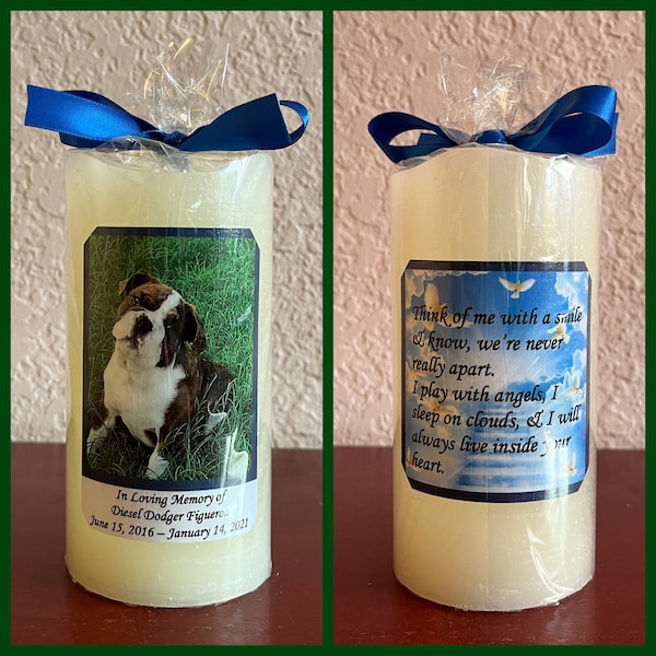 Electric Memorial Candle Etsy