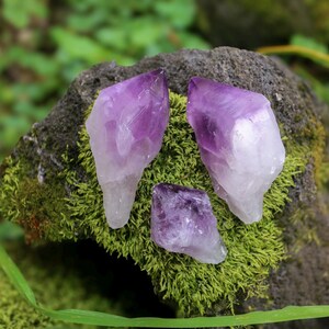 High Quality Large Raw Amethyst Points | Health Stone | Natural | Witchy Decor