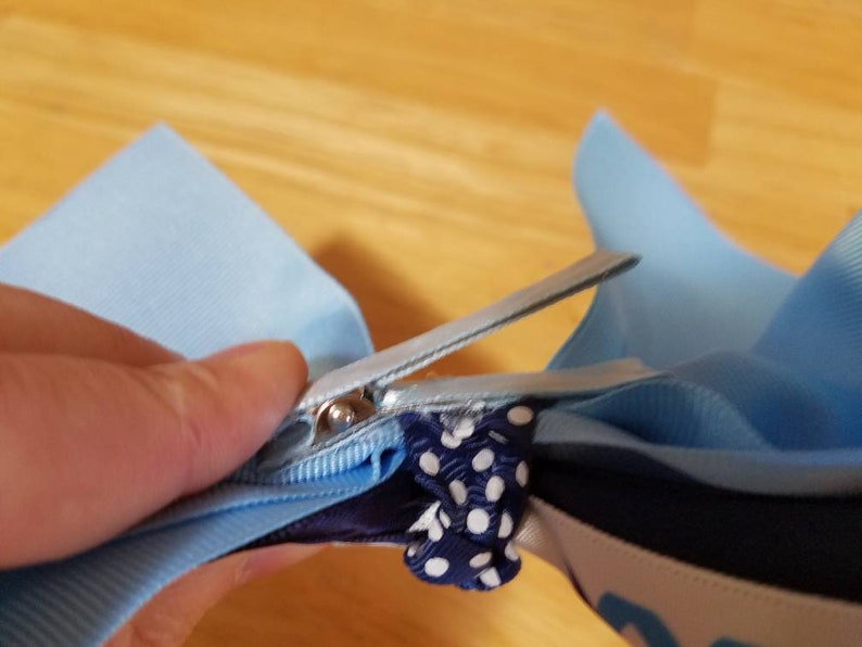 Mowat-Wilson Syndrome awareness Large 3 wide Cheer Hair Bow