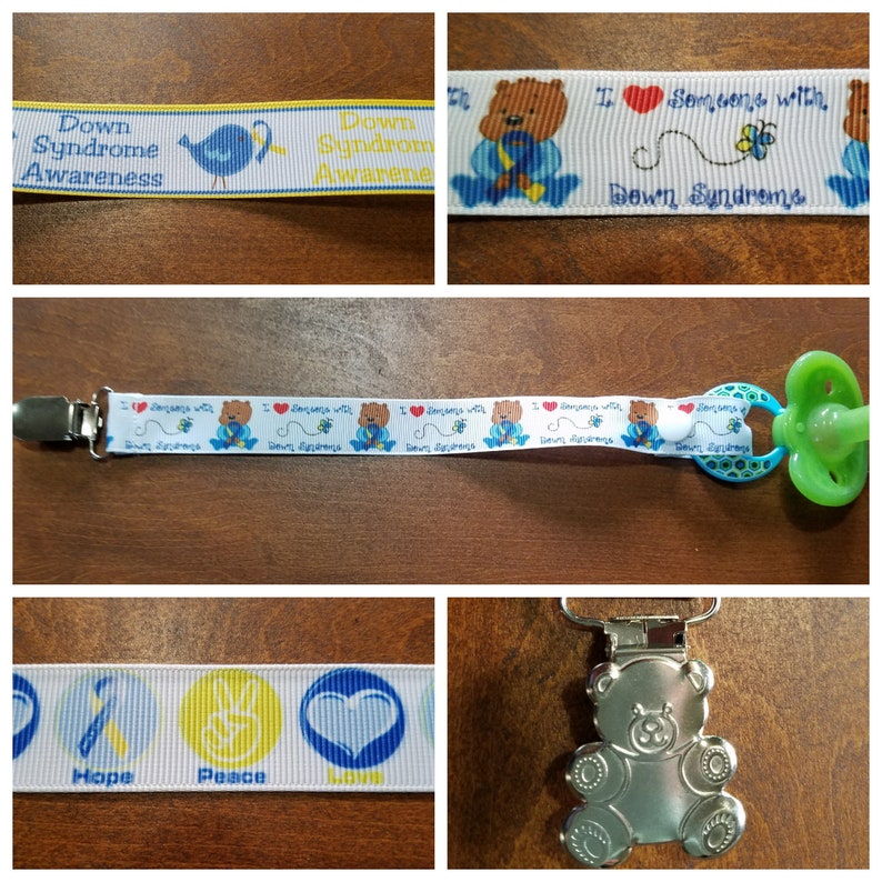 Pacifier/binky/chewy/paci Clips Sports Teams DS Autism Etsy