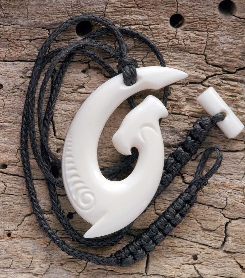 Maori Hammerhead Heimatau Bone Carving Necklace From New Etsy