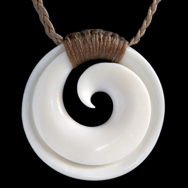 Bound Maori Koru Necklace From New Zealand