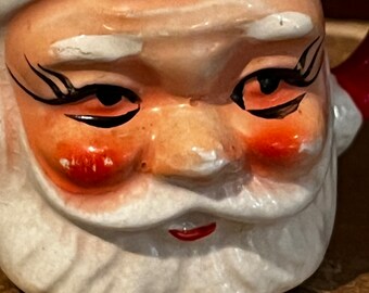 日本 工芸 歌舞伎面 陶器 / サイズ 縦45cm 横39cm Vintage Mini Santa Mug JAPAN - Etsy