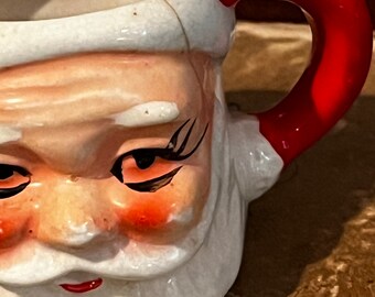 日本 工芸 歌舞伎面 陶器 / サイズ 縦45cm 横39cm Vintage Mini Santa Mug JAPAN - Etsy
