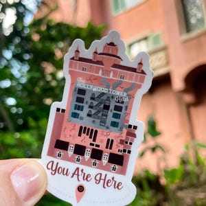 You Are Here Tower of Terror Disney Sticker | 3" Walt Disney World Hollywood Studios Hotel DHS Park Icon Vacation Die-Cut Decal