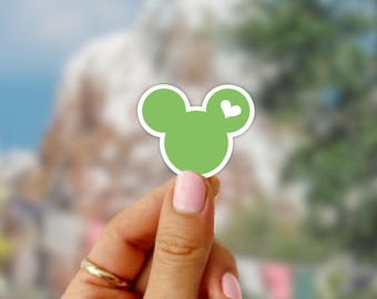 Mickey Mouse Sticker | Cute Disney Stickers, Bulk Pixie Dust Fish Extender Gifts, Memory Book, Waterproof Vinyl Luggage Water Bottle Decal