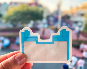 Tomorrowland PeopleMover Sticker | Water Bottle Stickers Disney Stickers Disney World Vinyl Stickers Disney Gift Laptop Magic Kingdom Cute