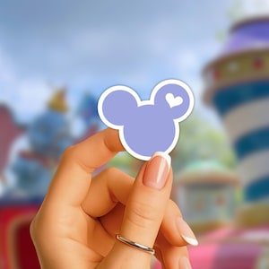 Mickey Mouse Sticker | Cute Disney Stickers, Bulk Pixie Dust Fish Extender Gifts, Memory Book, Waterproof Vinyl Luggage Water Bottle Decal