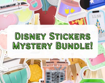 Mystery Disney-stickerpakket | Stickers waterfles Disney-stickers Disney World vinylstickers Disney cadeau laptopstickers Disney Trip