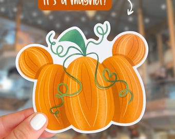 Mickey Pumpkin Magnet | Halloween at Sea Disney Cruise Magnets Fall Halloween Disney Cruise Magnet Destiny Treasure Ship Door Decor Autumn