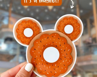 Halloween Mickey Donut Magnet | Halloween at Sea Disney Cruise Magnets Fall Halloween Disney Cruise Magnet Destiny Treasure Ship Door Decor