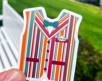 Pegatinas de miembros del elenco / Pegatina de Dapper Dan, Disney World Disneyland Pixie Dusting, Main Street Magic Kingdom, Pegatinas de Disney, Parques Disney