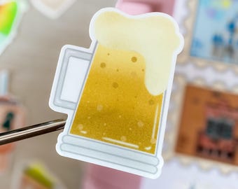 Frothy Beer Stein Oktoberfest Sticker