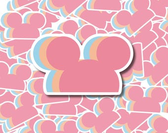 Pegatinas de Mickey Mouse en tonos pastel / Pegatinas a granel de Disney Cruise Pixie Dust Fish Extender, Regalos de Pixie Dusting para empleados de Disney Parks