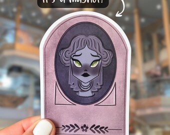 Madame Leota Haunted Mansion Magnet | Halloween at Sea Disney Cruise Magnets Halloween Disney Cruise Magnet Destiny Treasure Door Decor
