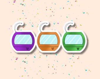 Disney Skyliners Sticker | Water Bottle Stickers Disney Stickers Disney World Vinyl Stickers Disney Gift Laptop Stickers Disney World Trip