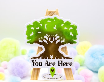 You Are Here Tree of Life Sticker | Water Bottle Stickers Disney Stickers Disney World Vinyl Stickers Disney Gift Laptop Animal Kingdom