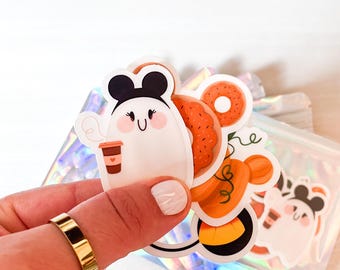Paquete de pegatinas de Halloween de Disney / Pegatinas a granel de Disney Cruise Pixie Dust Fish Extender, regalos de Pixie Dusting para empleados de Disney Parks