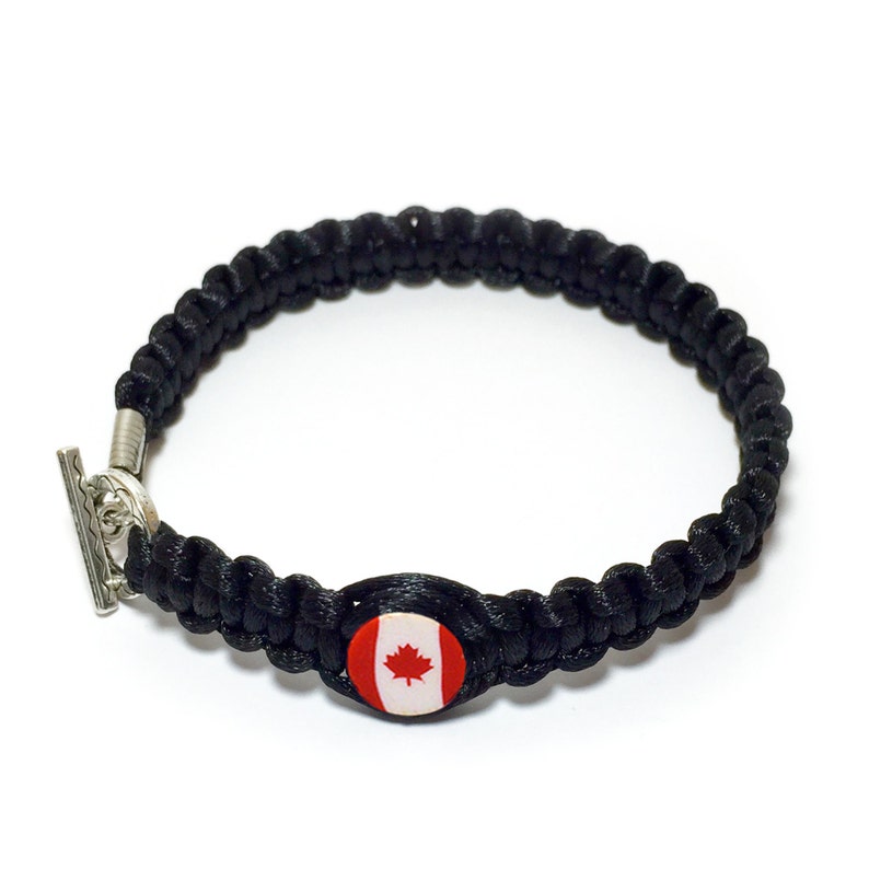 CANADA 2mm Satin Cord bracelet Macrame Collection Be proud and show your Hands