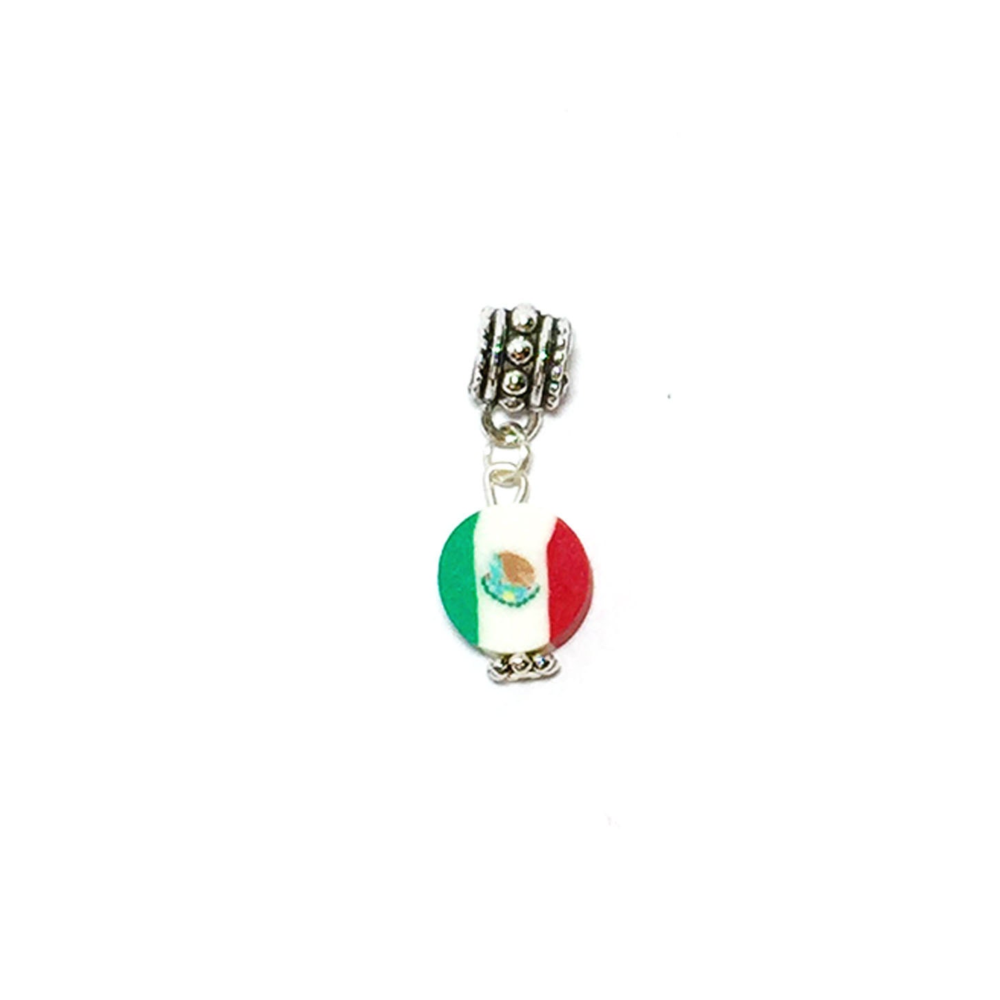 Mexico Flag, European Charms for bracelets, fits Pandora bracelets Mexico Flag, European Charms for bracelets, fits Pandora bracelets