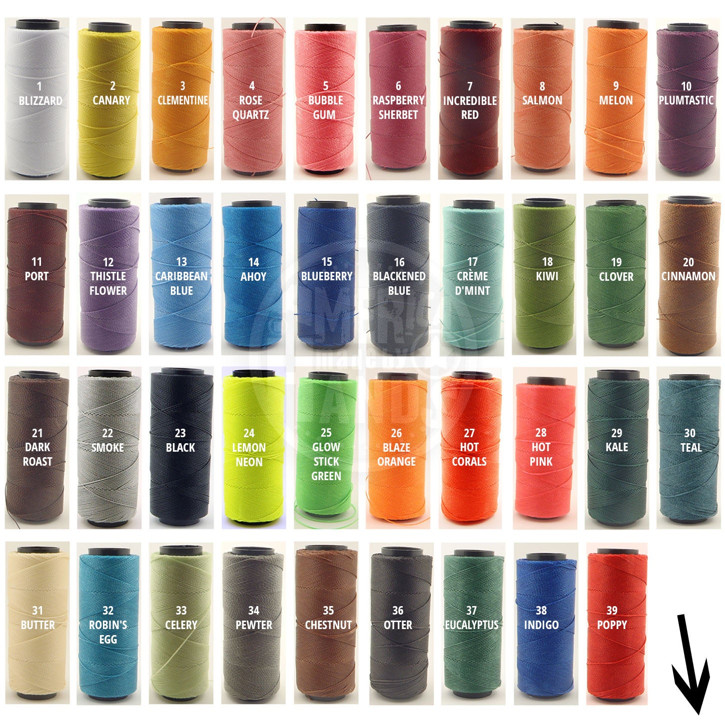 Puerto Rico Adjustable Wax Coated Bracelet Flag Charm 14 Lines