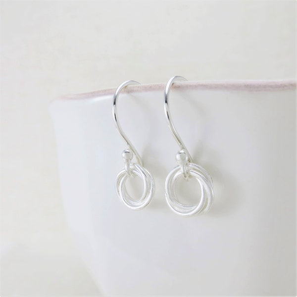 Small Drop Earrings for Everyday Casual Wear, Nickel Free Silver Earrings for Sensitive Ears, Dainty Minimalist Sleeper Earrings for Summer