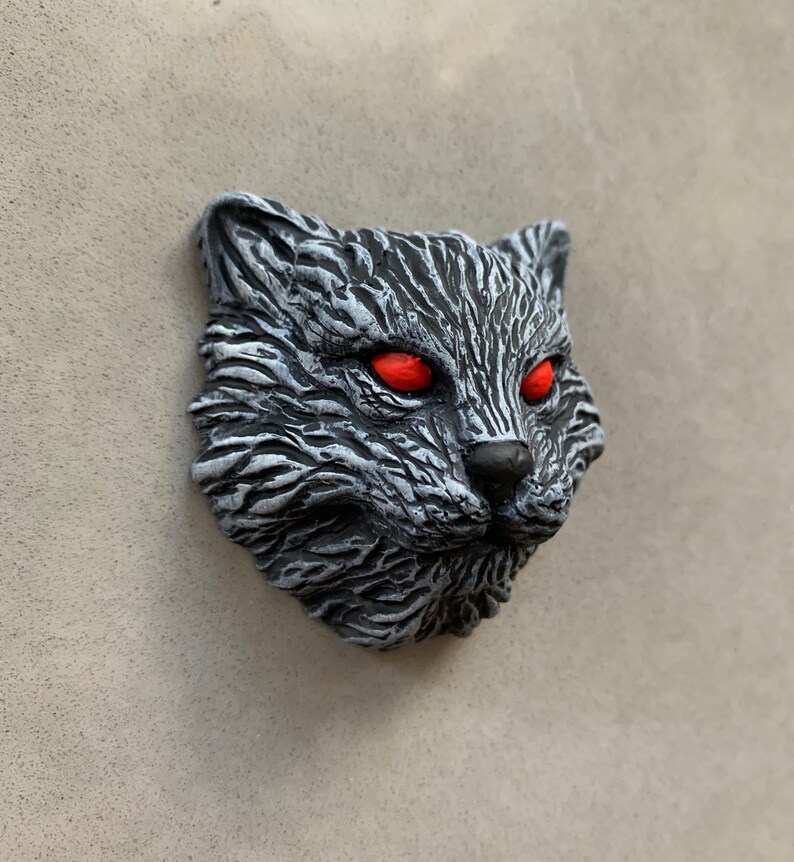 Creepy Cat Magnet