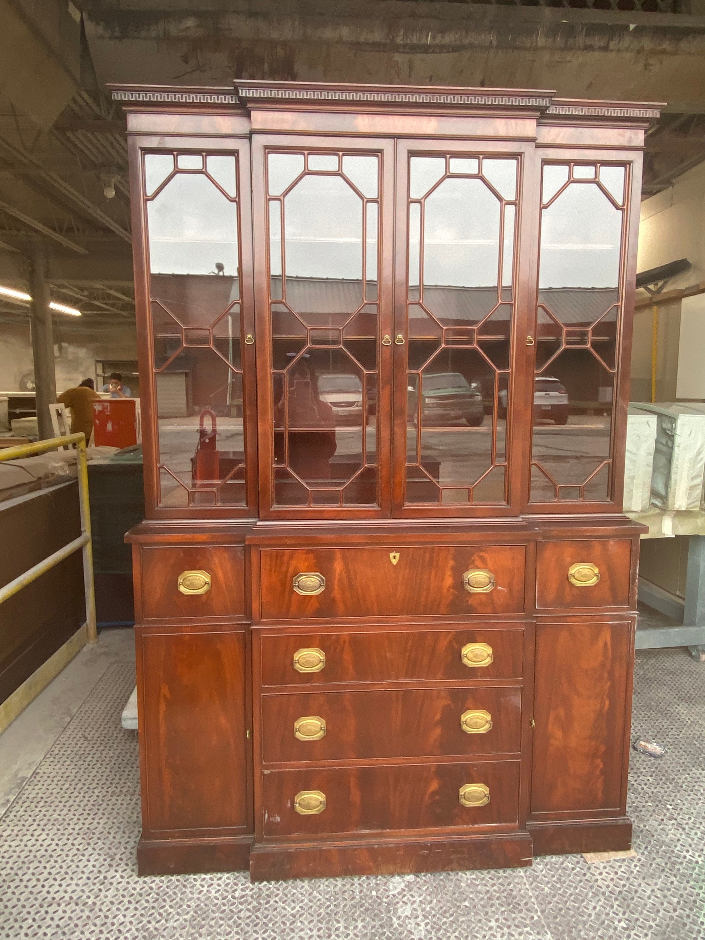 Stunning Traditional China Cabinet Custom Lacquer FREE | Etsy
